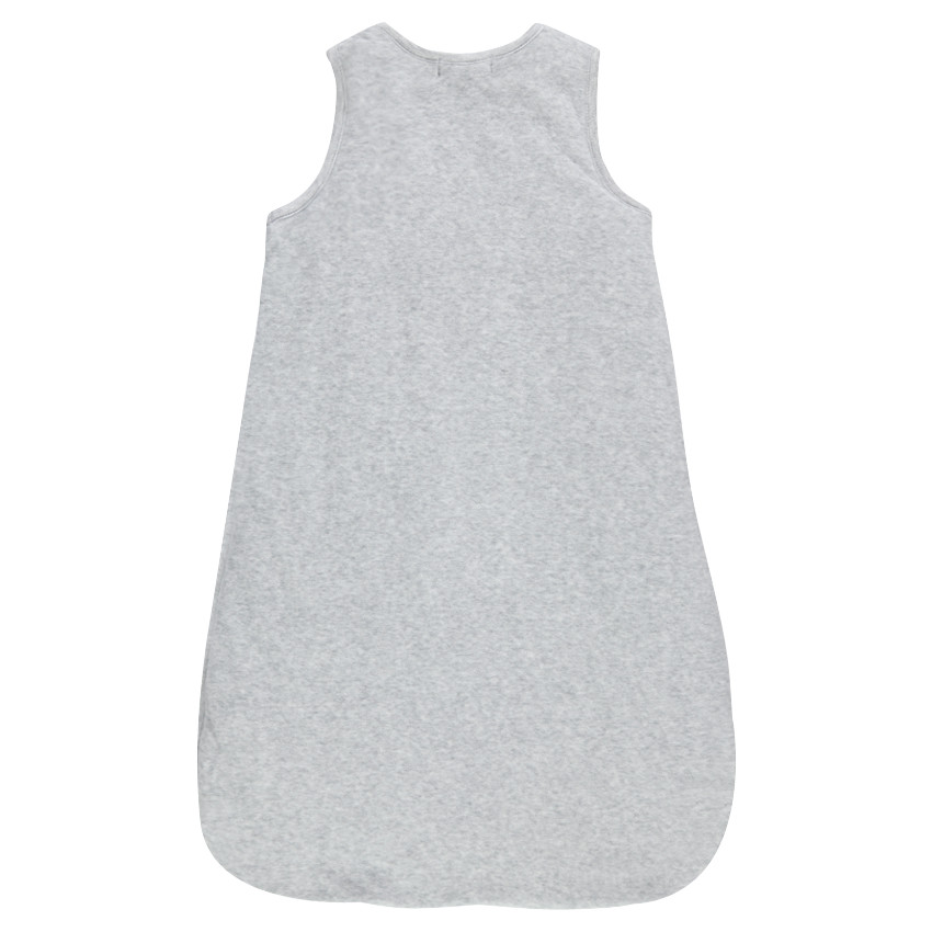 Saquito para dormir sin mangas de terciopelo y tejido de punto estampado de ositos 