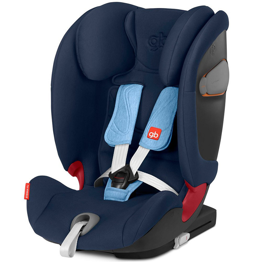 Silla de coche Everna Fix grupo 1/2/3 - Night Blue 
