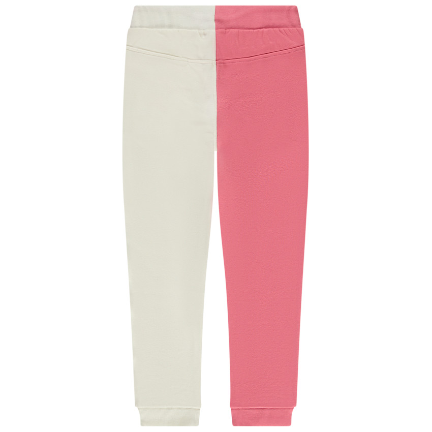 Pantalon de jogging en molleton effet color block pour fille