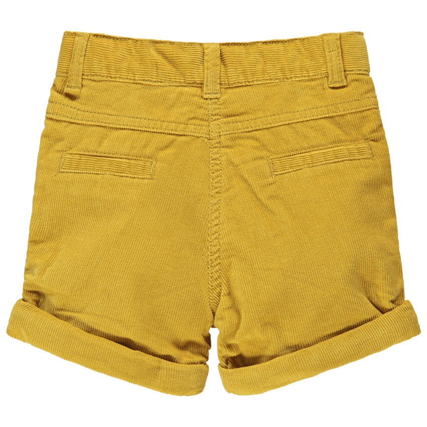 Pantalón corto acanalado con parches de Smiley 