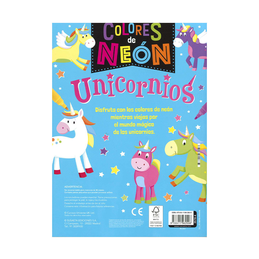 Libro para colorear - Unicornios 