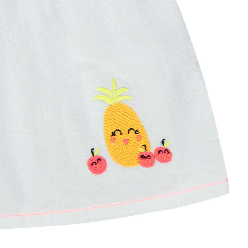 Tunique à nouettes et fruits brodés  Additional Tunique à nouettes et fruits brodés