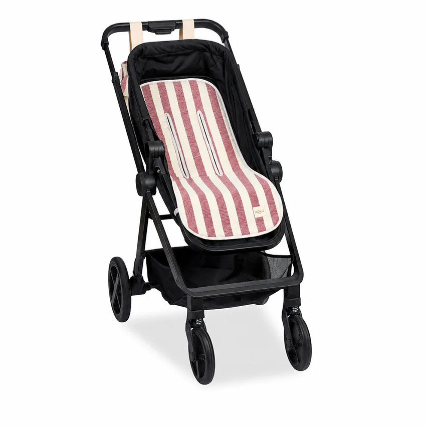 Colchoneta silla de paseo Mariposa Stripe - Granate 