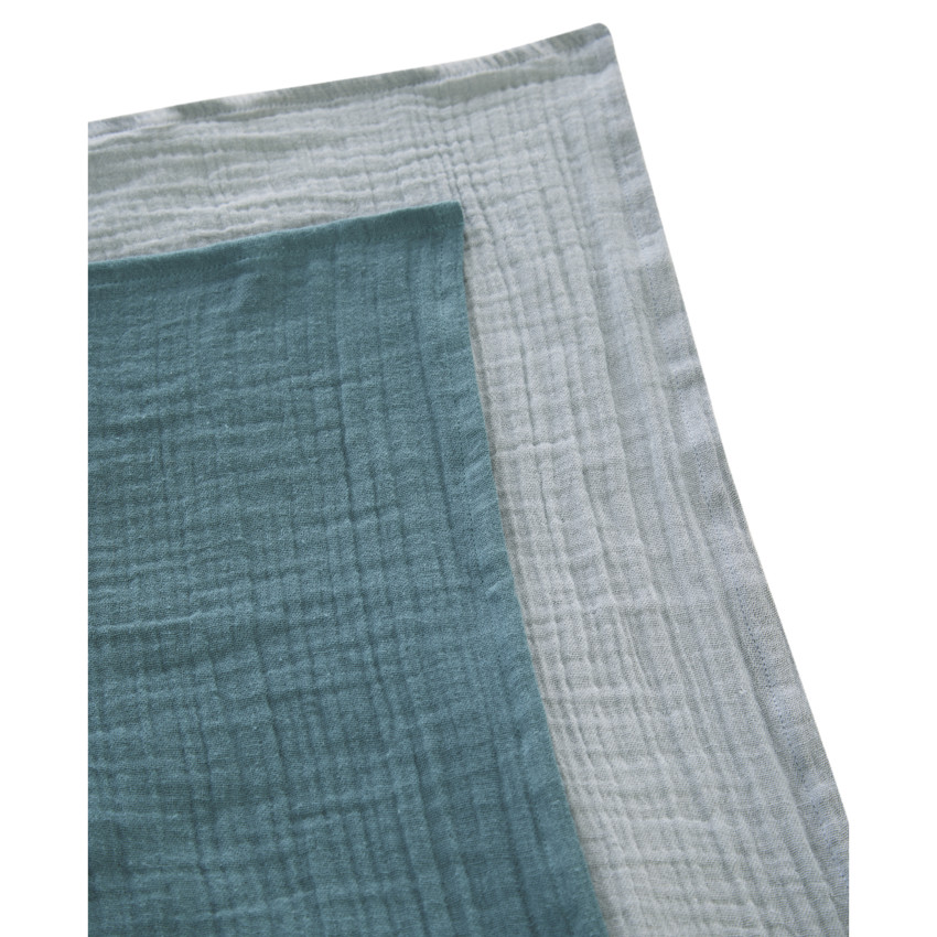 Pack de 6 muselinas de algodón 70 x 70 cm 