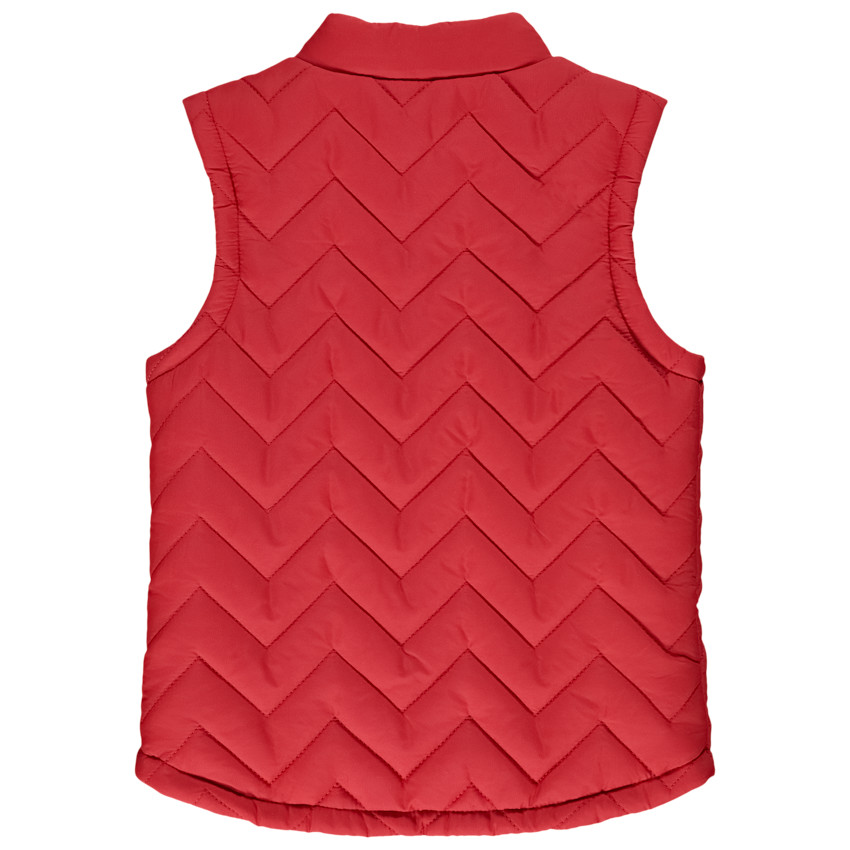 Doudoune sin mangas acolchada zigzags para bebé niño 