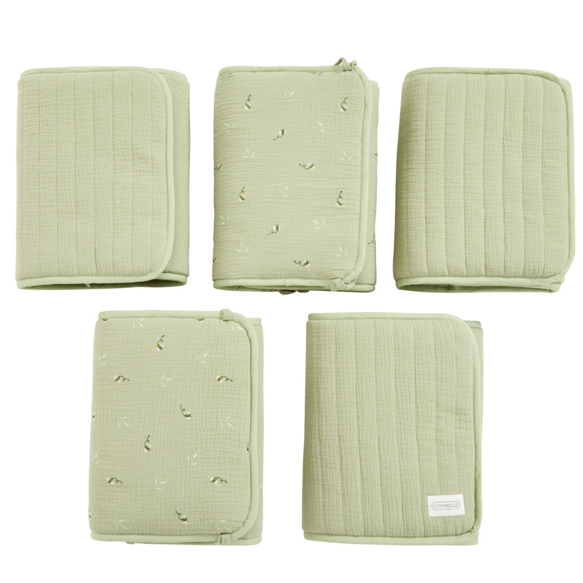 Lote de 5 protectores de barrotes modulares Promenade Bucolique verde 