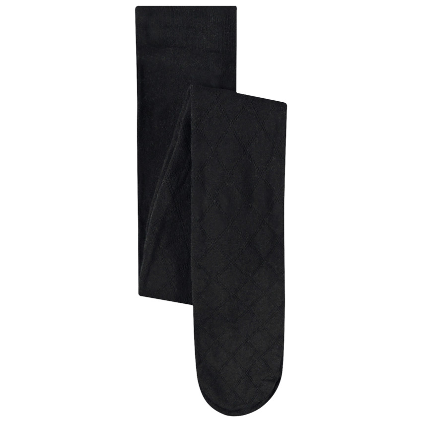 Collants unis de punto calado para niña 