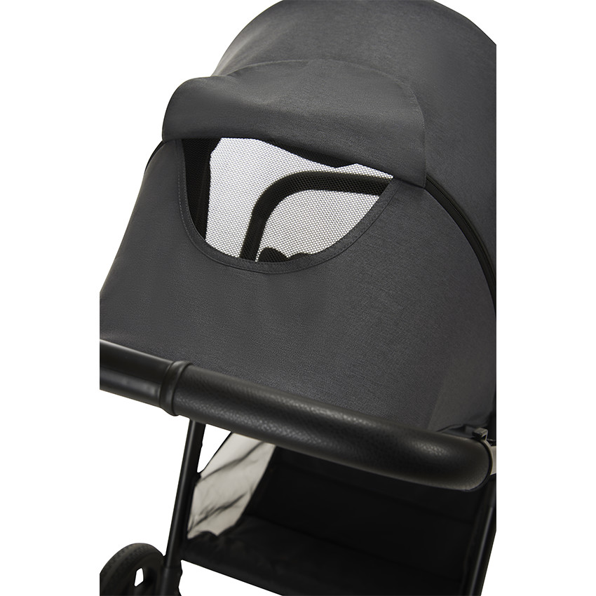 Cochecito compacto Athena negro/gris 