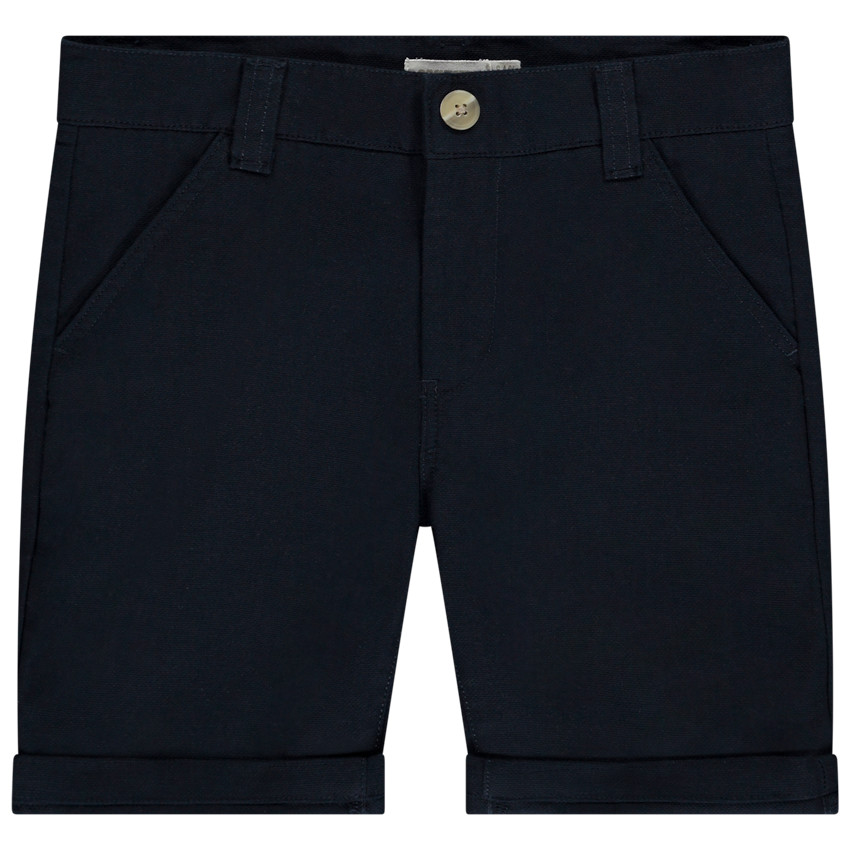 Bermudas lisas de tela para niño 