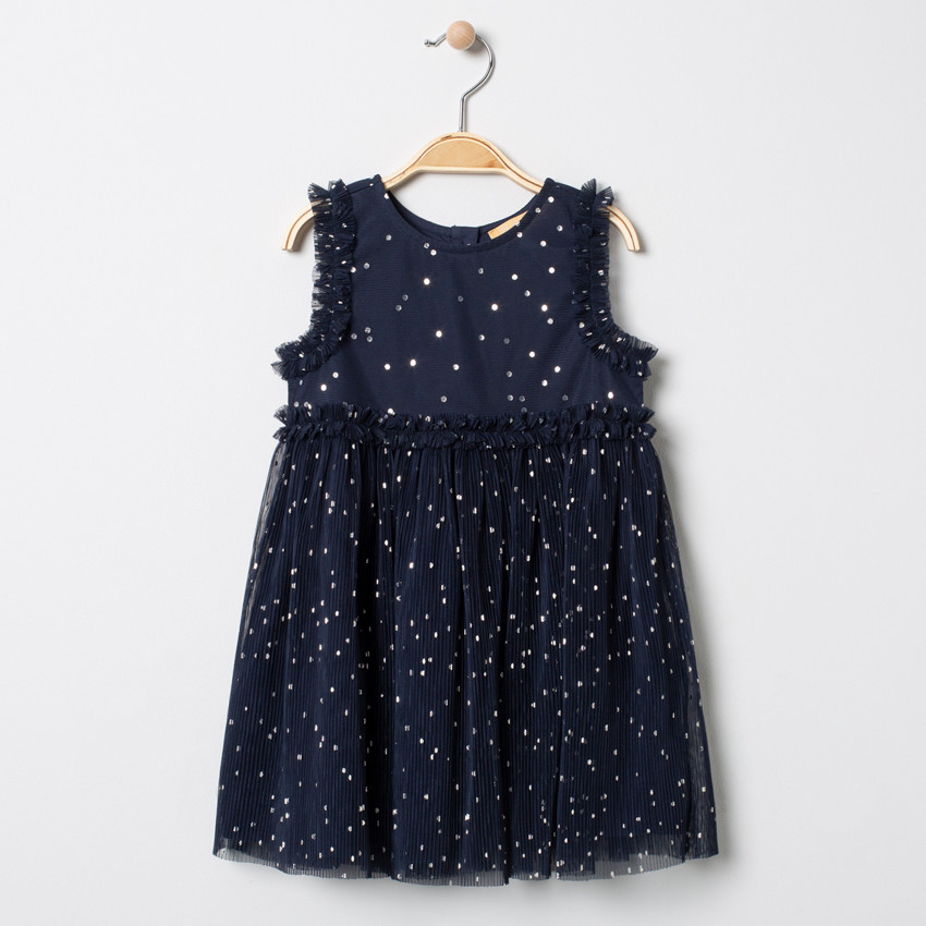 Vestido de fiesta con volantes  