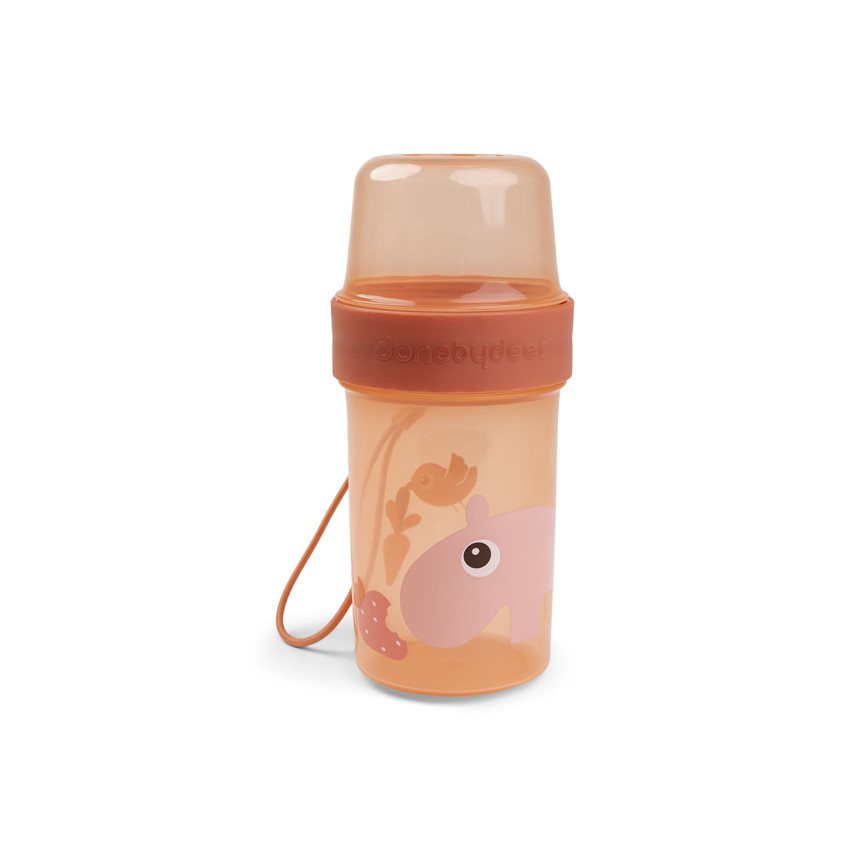 Caja alimentos doble l ozzo papaya 