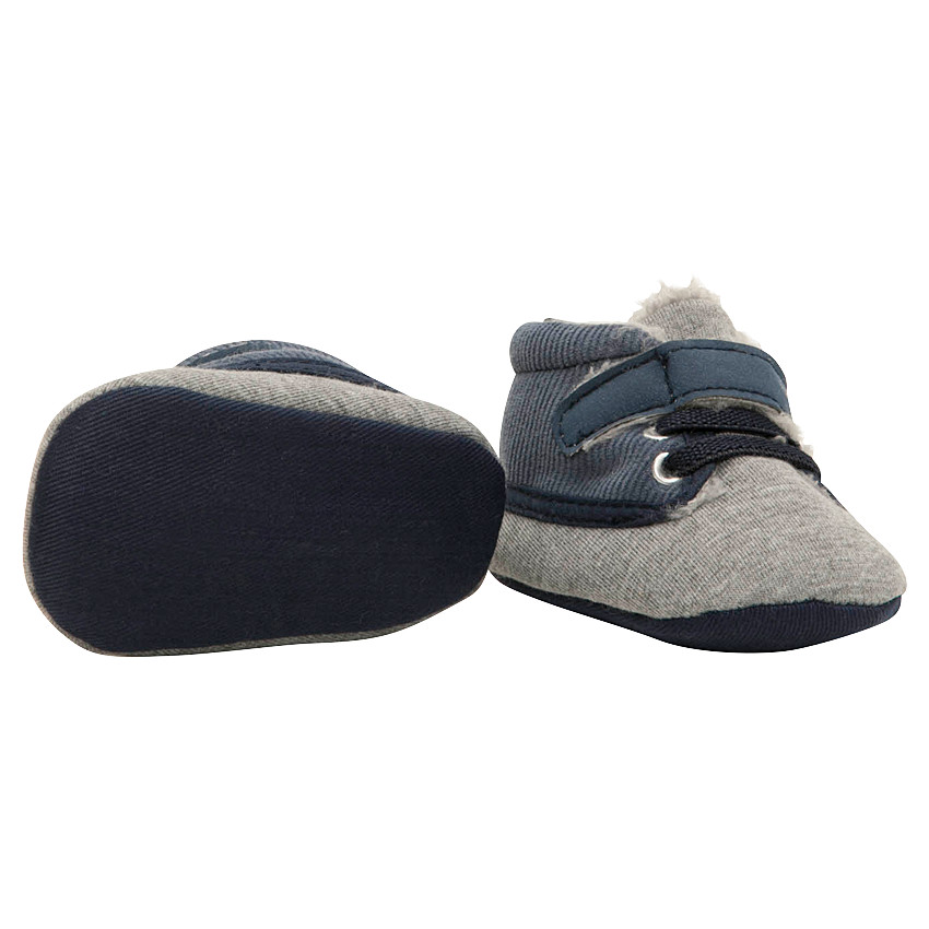 Botines flexibles para bebé chico con tiras y velcro 