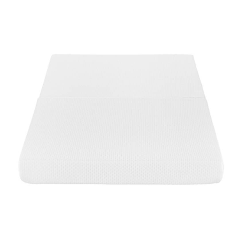 Colchón de viaje plegable 60 x 120 cm blanco 
