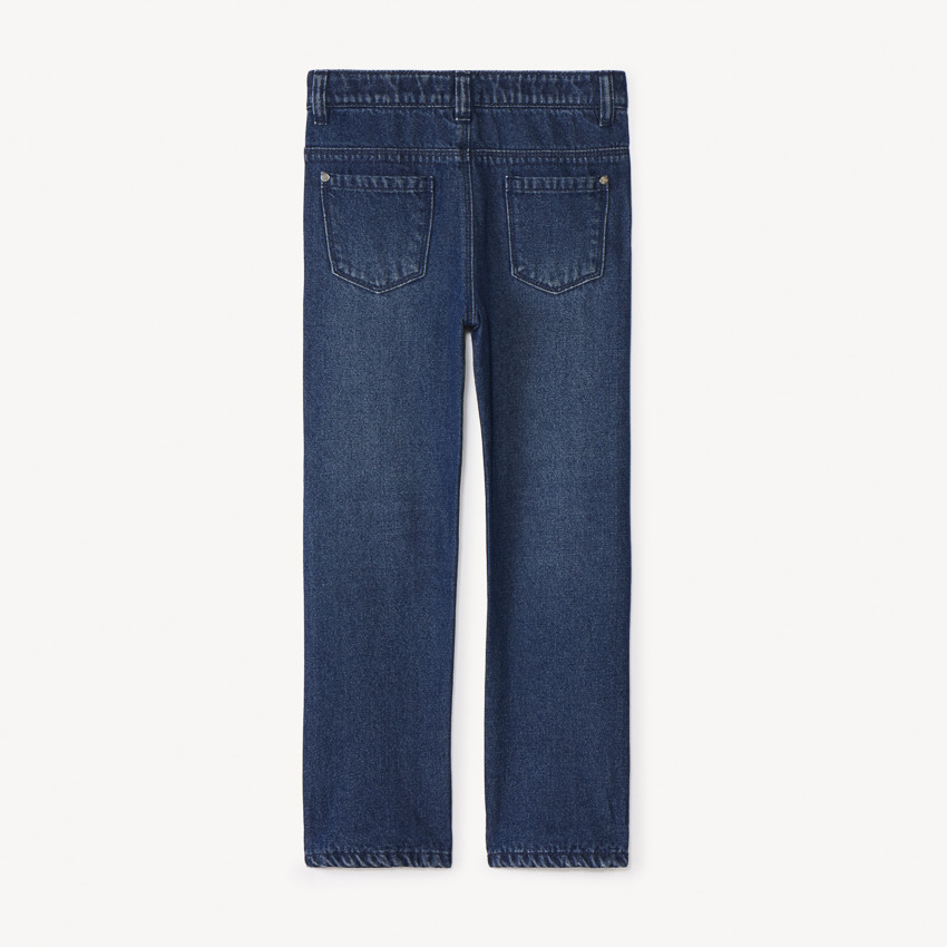 Pantalón vaquero recto liso para niño 