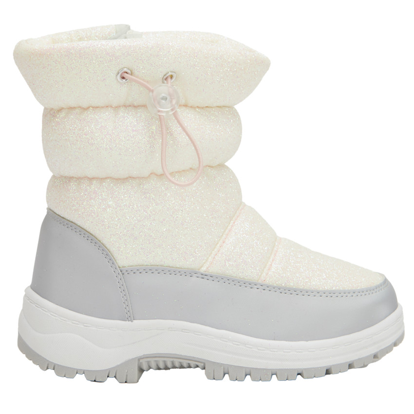 Après-ski pailletés et zippés pour bébé fille 