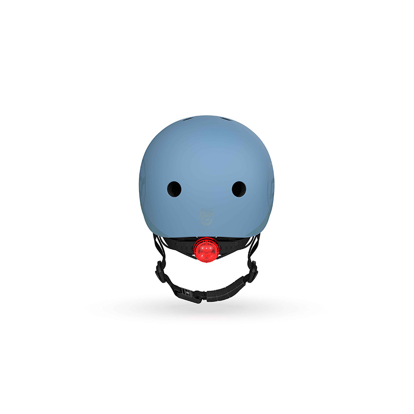 Casco infantil Scoot&Ride S-M 51-55cm Steel gris azul 