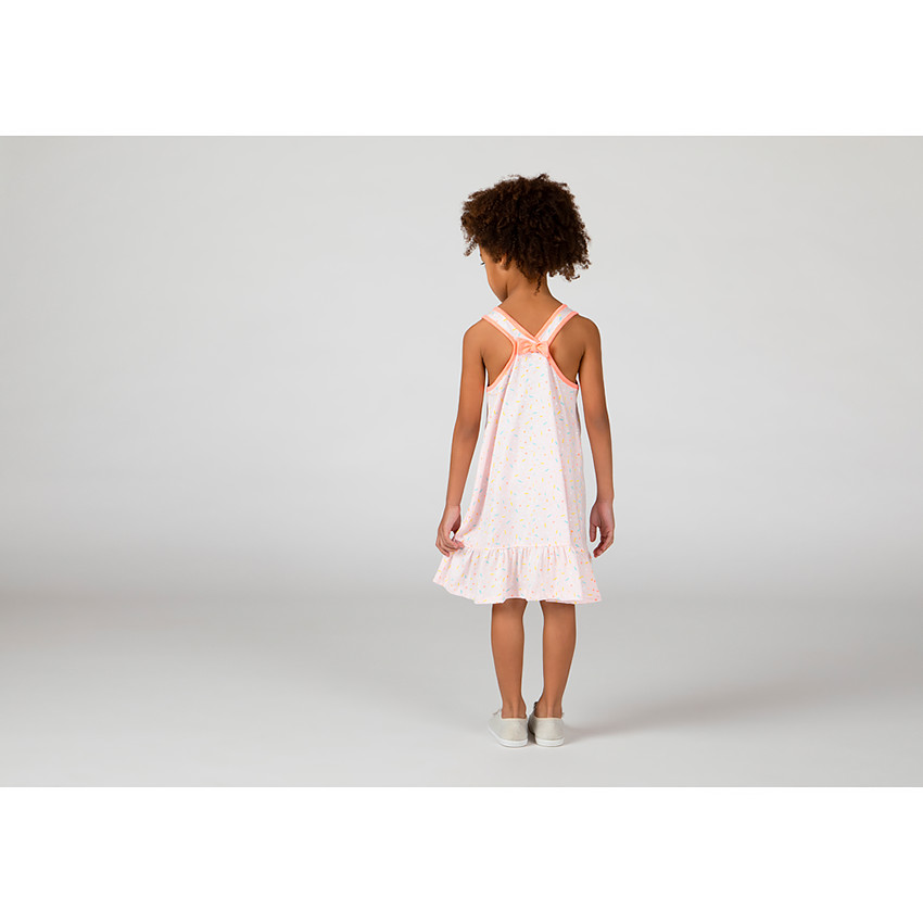 Vestido sin mangas estampado fantasía 