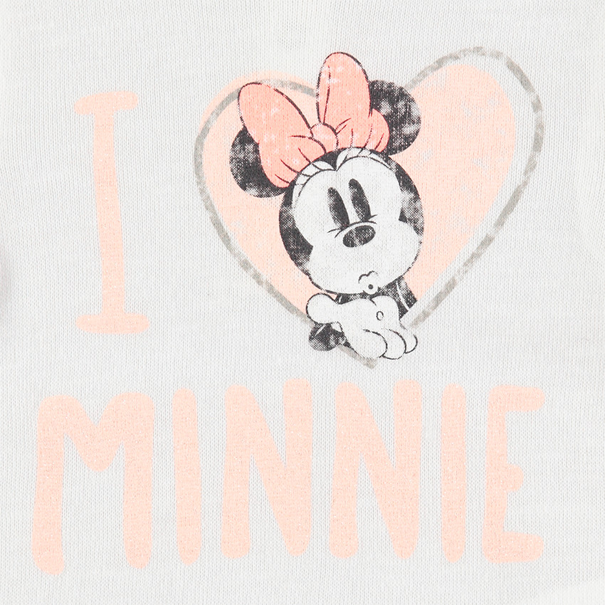 Camiseta de manga larga con Minnie y corazones estampados ©Disney 