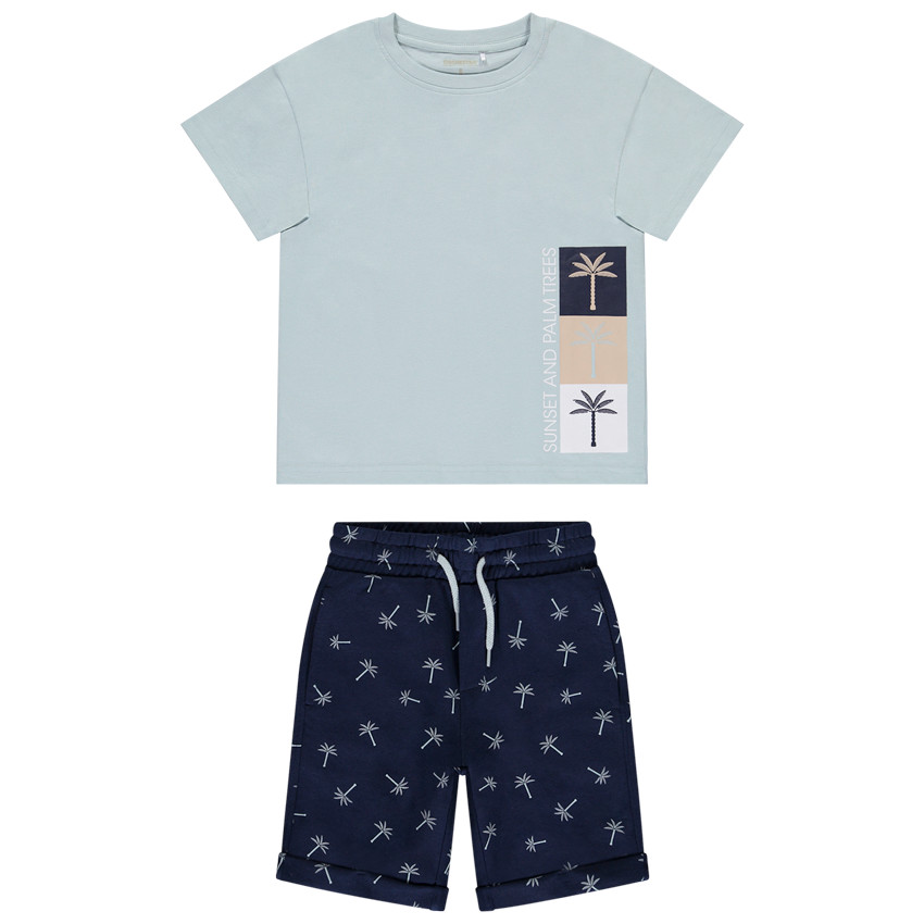 Conjunto de camiseta de manga corta y short estampado para niño  Additional Conjunto de camiseta de manga corta y short estampado para niño