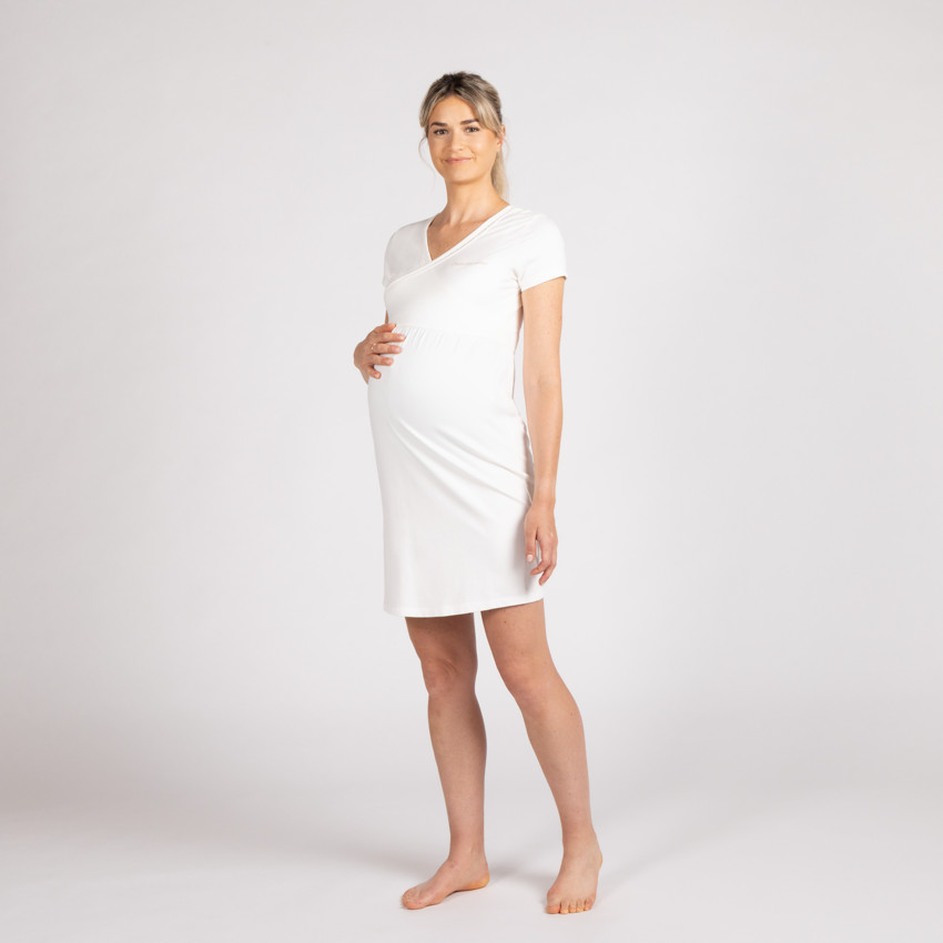 Camisón de lactancia con abertura para mujer 