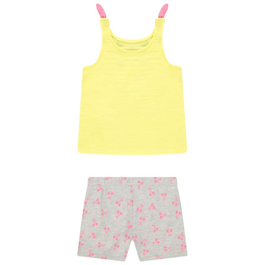 Pyjama débardeur et short print cerises 