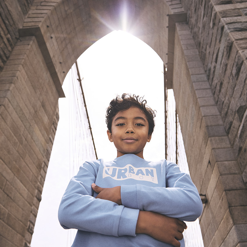 Sudadera de felpa con estampado Urban para niño 