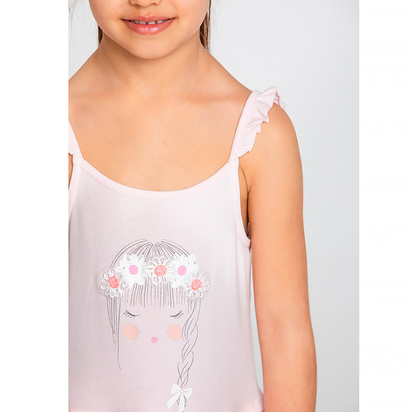 Vestido tirantes y tul 