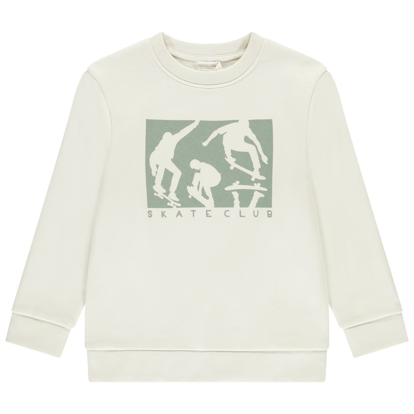 Sudadera de felpa con estampado fantasía para niño 