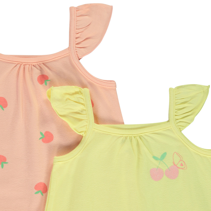 Pack de 4 combishorts fantasía para bebé niña 