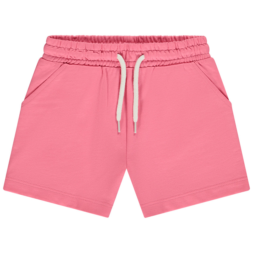 Short de felpa liso para niña 
