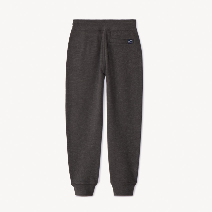 Pantalón de chándal para niño en felpa lisa 