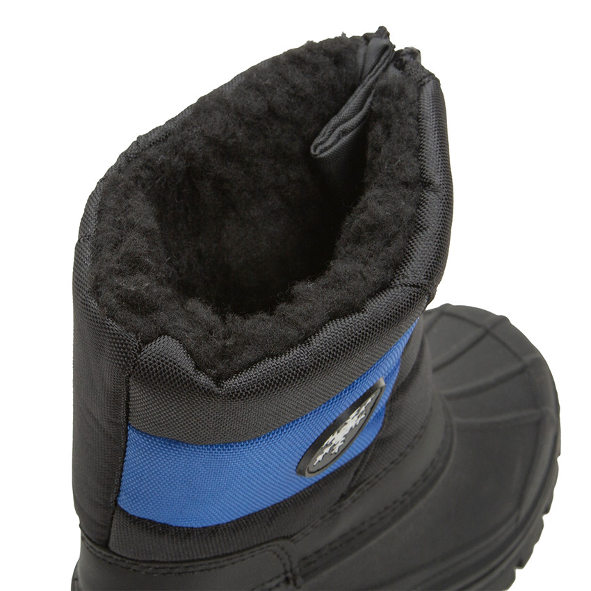 Botas de esquí de goma con cuello con cremallera del 28 al 35 