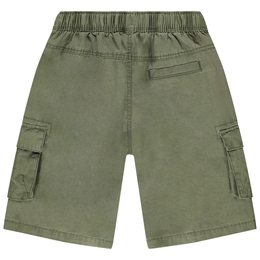 Bermuda estilo cargo con bolsillos para niño 