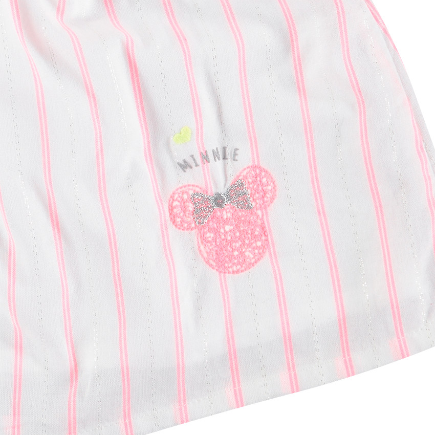 Vestido sin mangas con rayas y estampado de Minnie ©Disney 