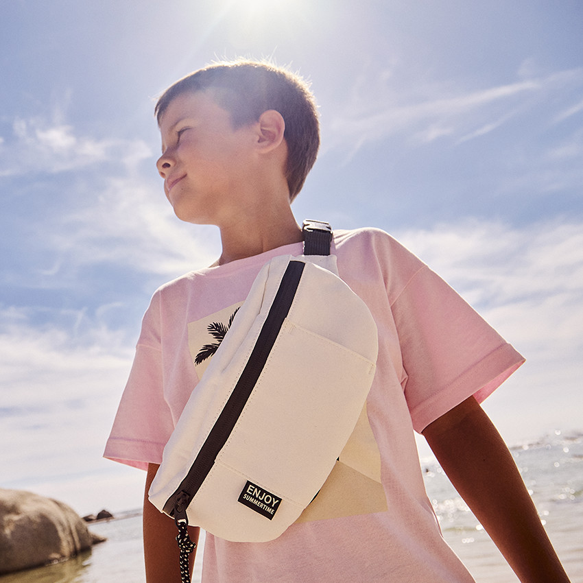 Bandolera con cremallera para niño 