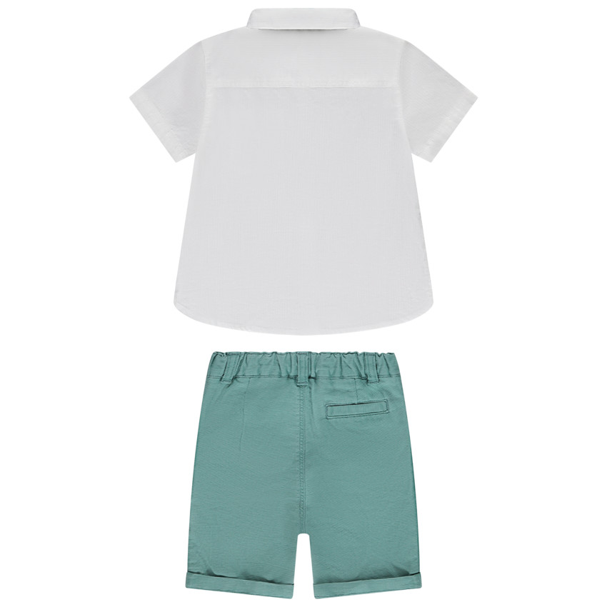 Conjunto 2 piezas con pajarita para bebé niño 