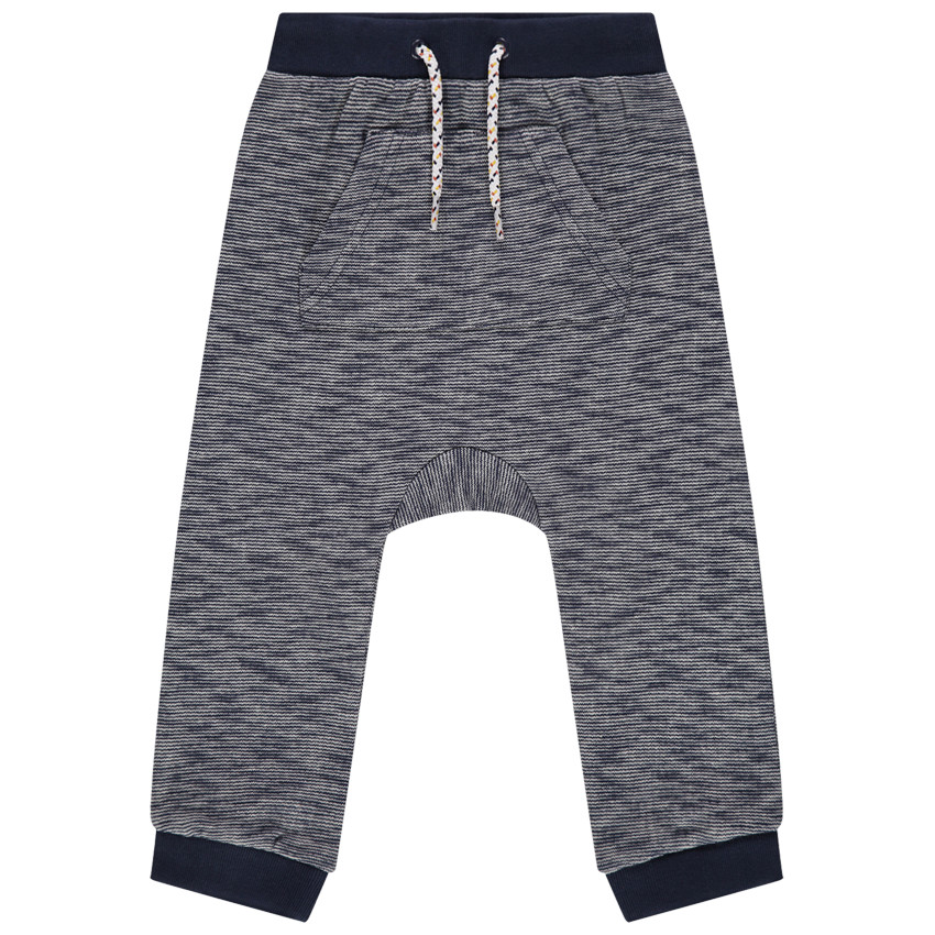 Pantalón de jogging de felpa con bolsillo tipo canguro 