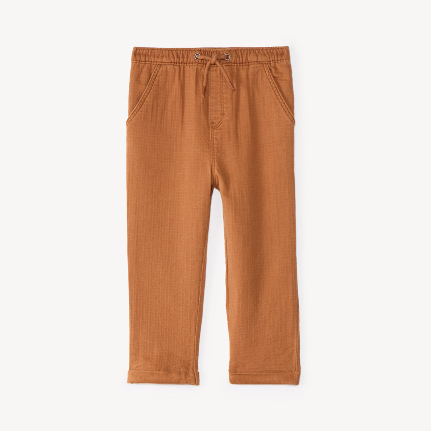 Pantalón recto de tejidos para bebé niño 