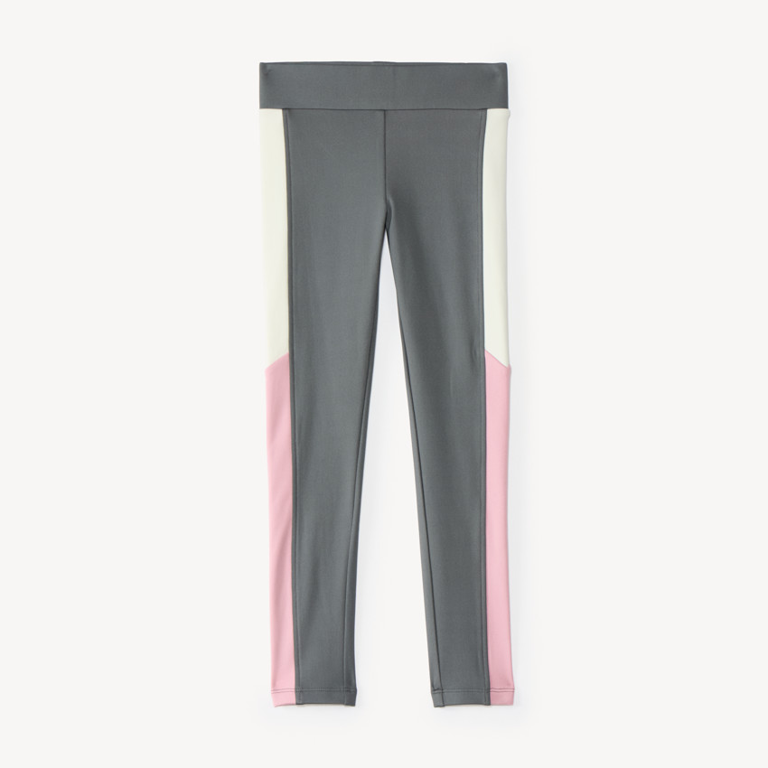 Leggings para niña efecto colorblock 