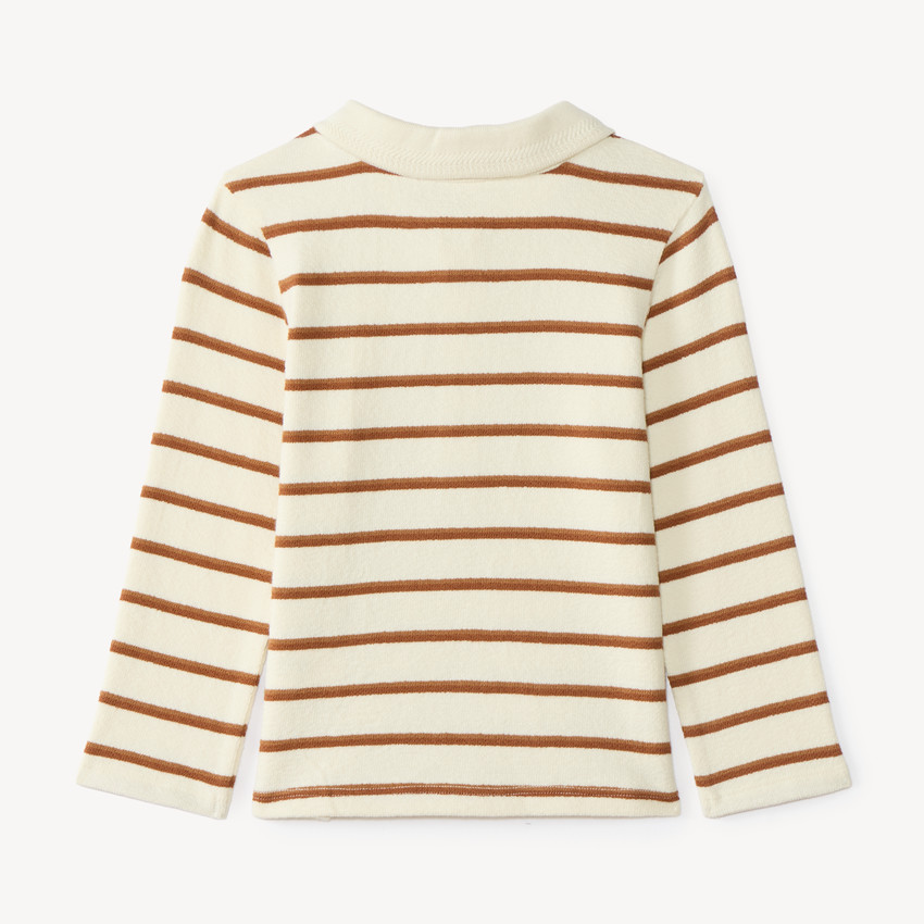 Polo de manga larga para bebé niño estilo marinero 