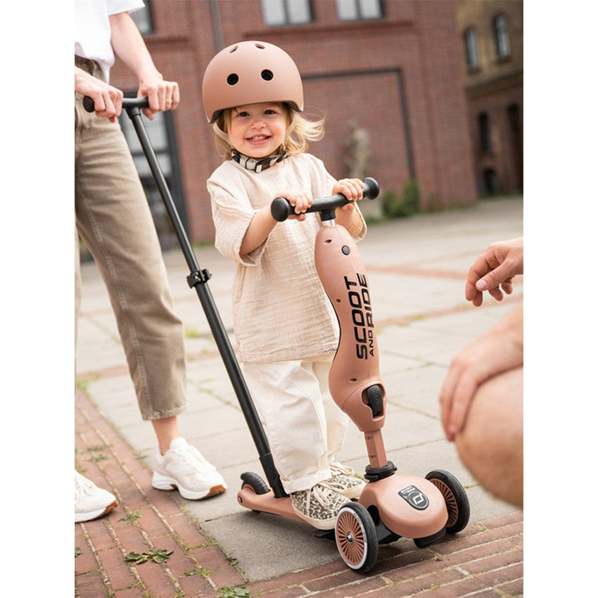 Trotinette 2-en-1 Highwaykick 1 Mocha 12m-5ans 