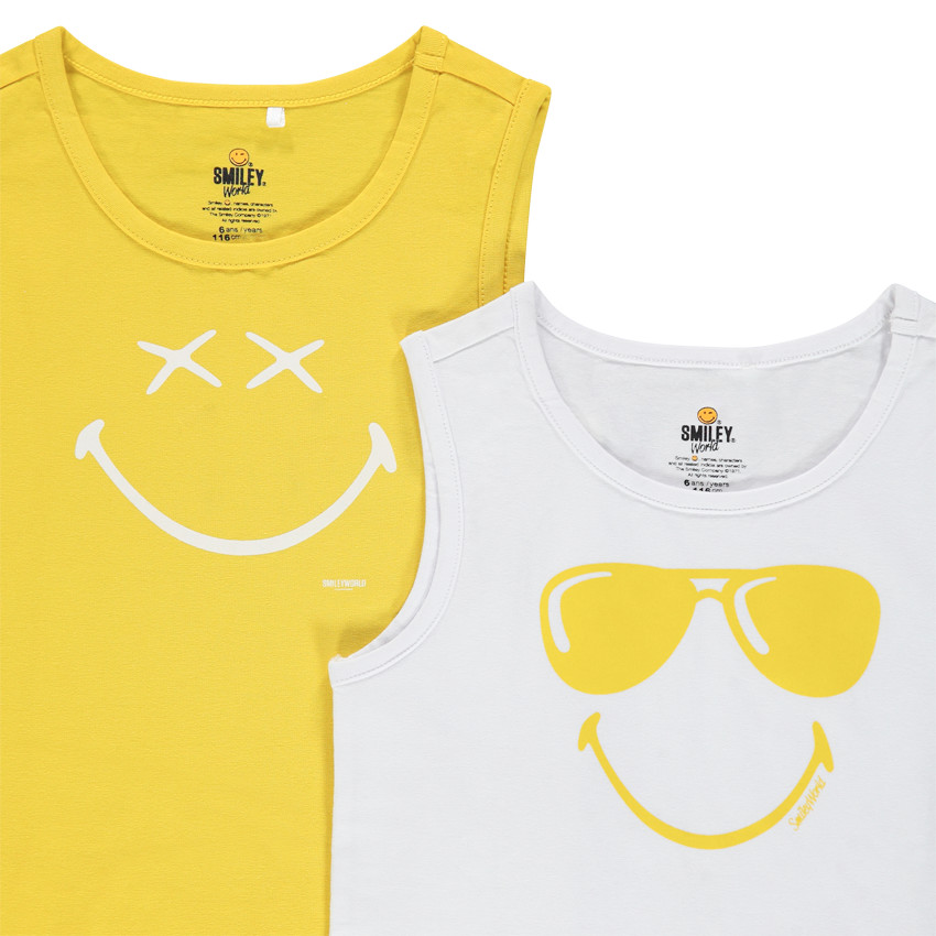 Pack de 2 camisetas interiores SmileyWorld 