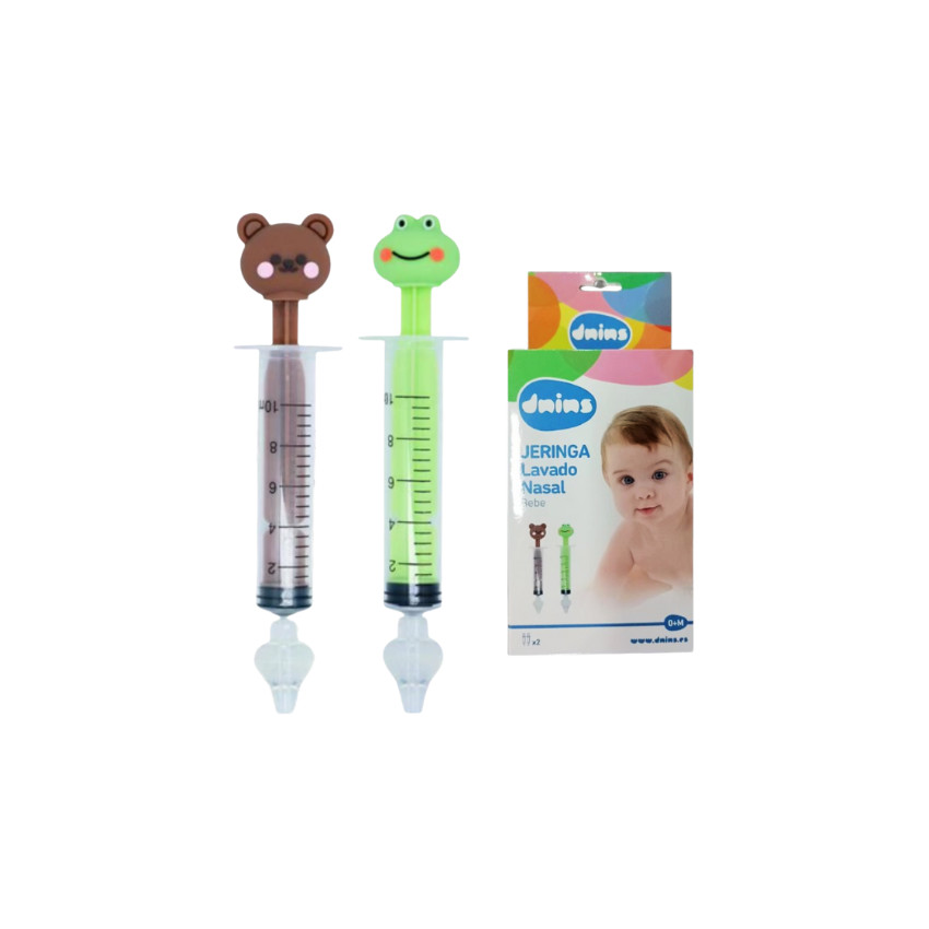 Lot de 2 seringues nasales de 10 ml 