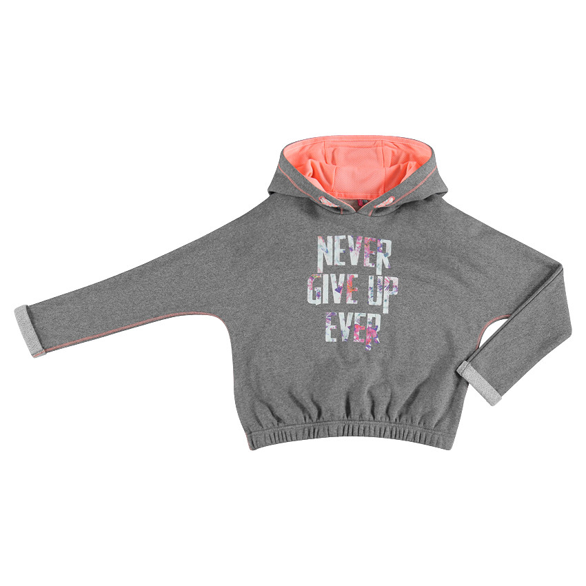 Sudadera con capucha de felpa con estampado 