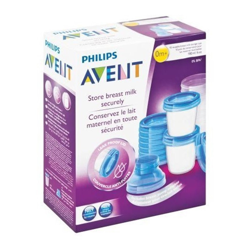 Pot conservation lait maternel 