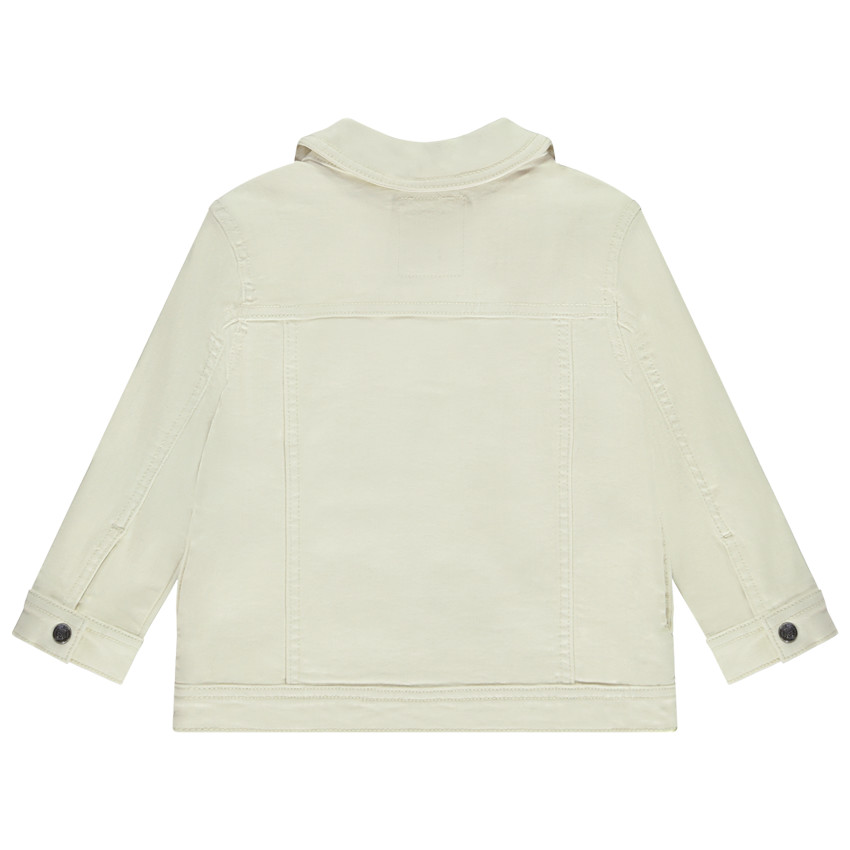 Chaqueta de mezclilla lisa estilo trabajador para bebé niño 