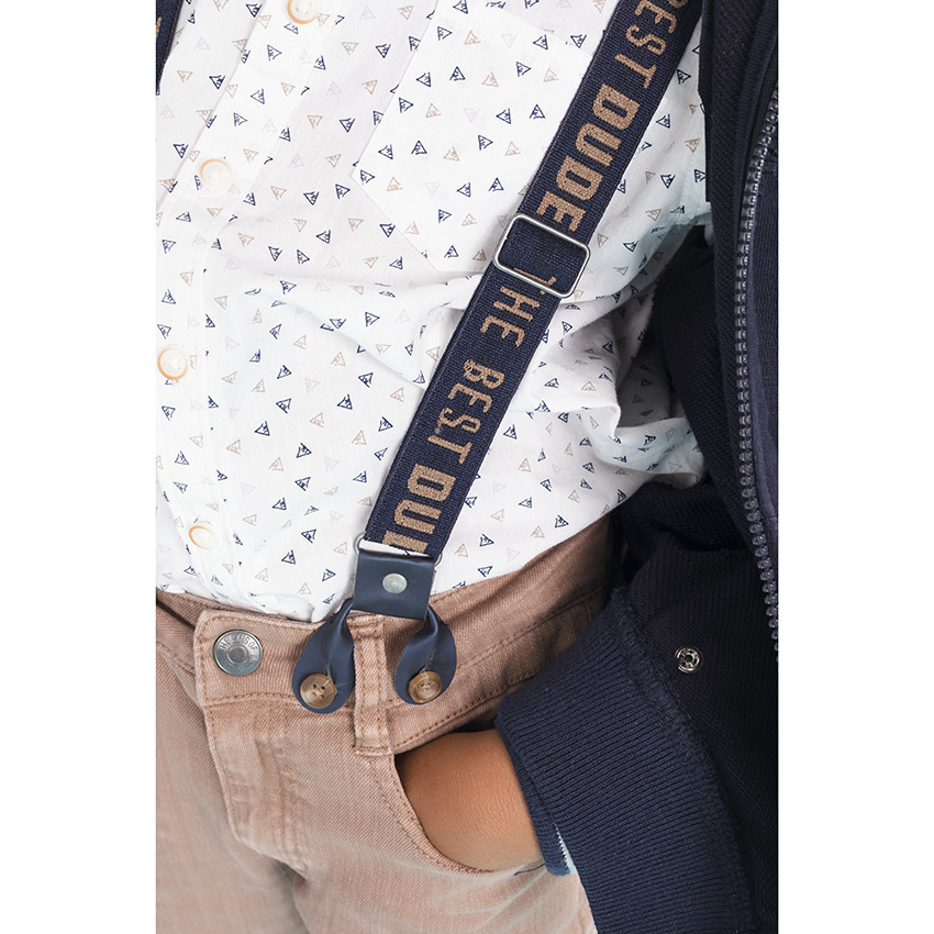 Pantalón liso con tirantes amovibles   Additional Pantalón liso con tirantes amovibles
