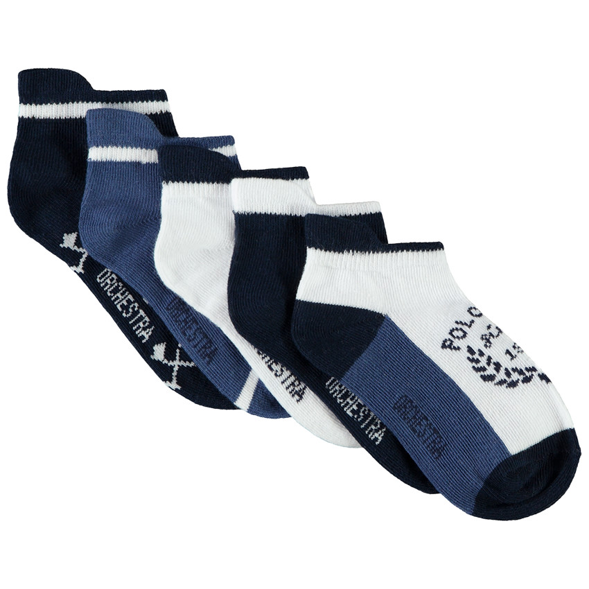 Pack de 5 pares de calcetines cortos 