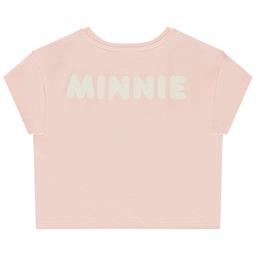 Camiseta de manga corta con estampado de Minnie Disney para niña 