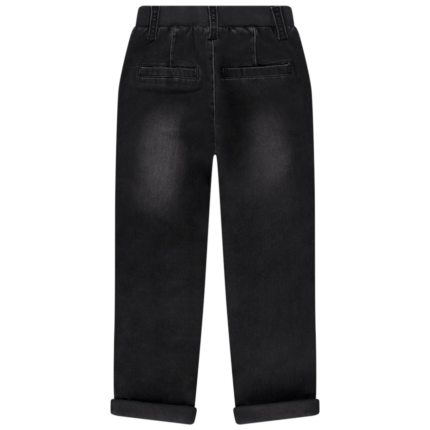 Pantalones vaqueros rectos con forro de jersey para niño 